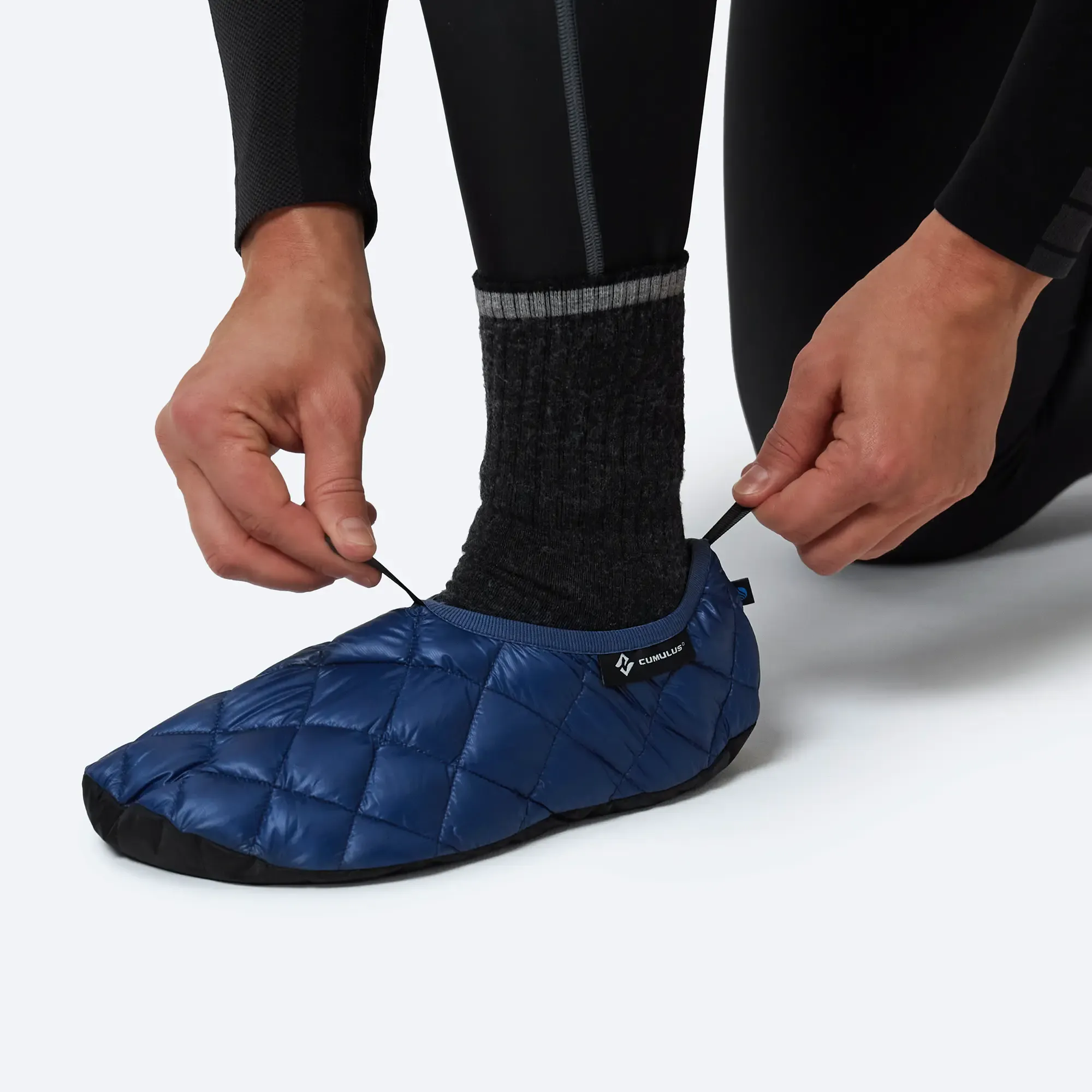 Cumulus Cover Boots peřové papuče down boots Sailor Blue