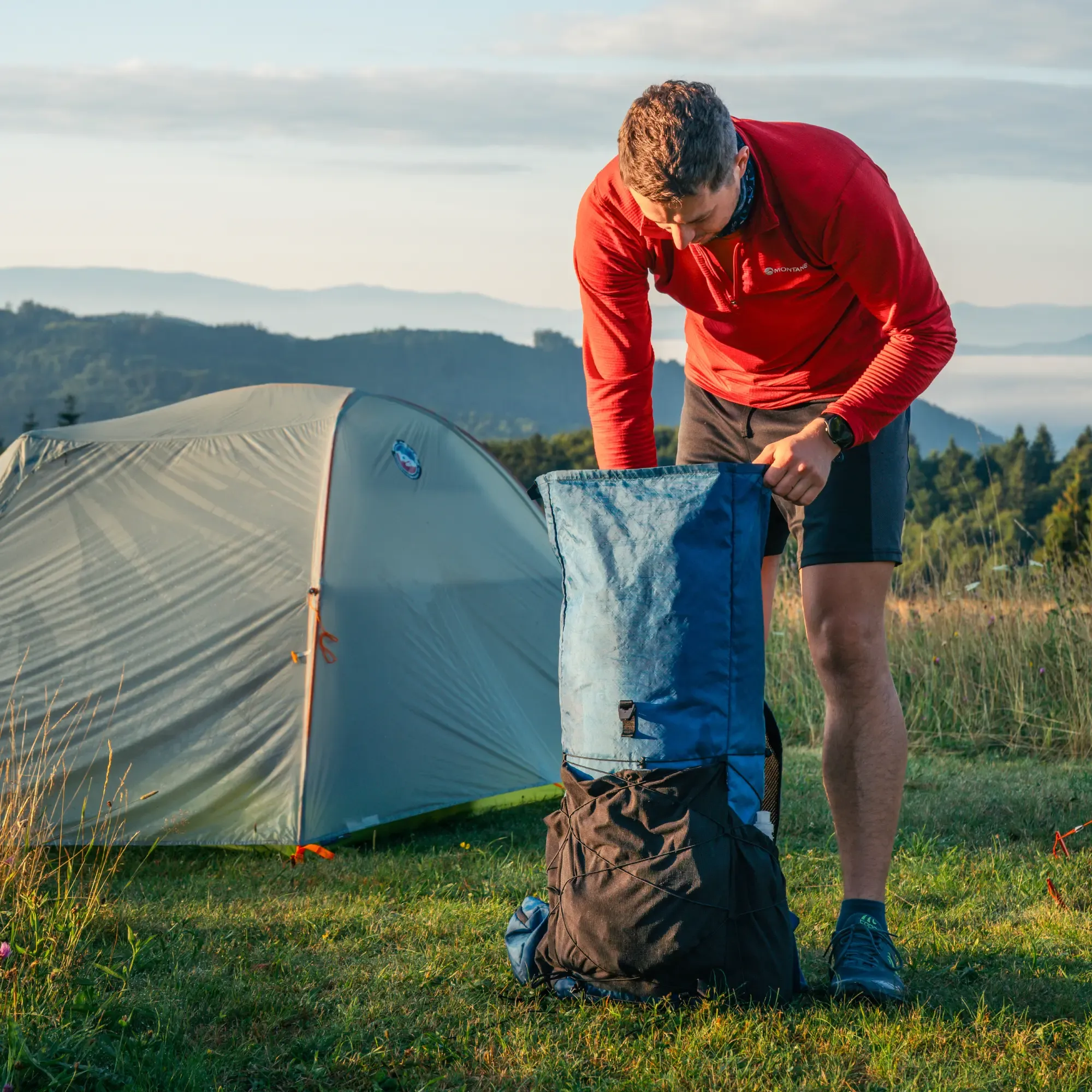 Ultralehký bezrámový batoh Liteway Elementum Pack Ocean Blue