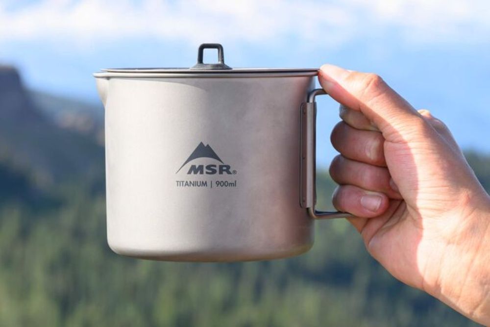 MSR Titan Kettle 900 ml titanový hrnec