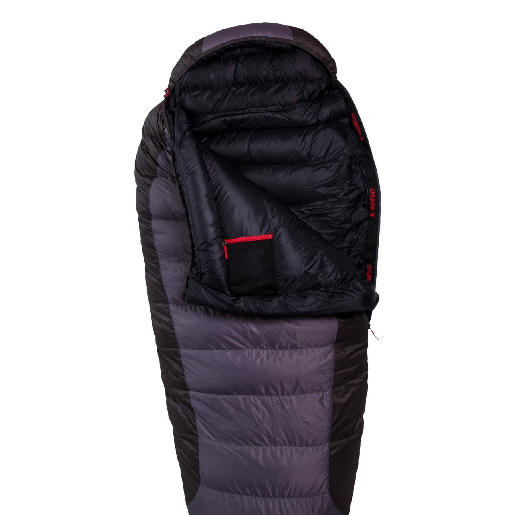 Warmpeace Viking 900 Iron Grey Black down sleeping bag