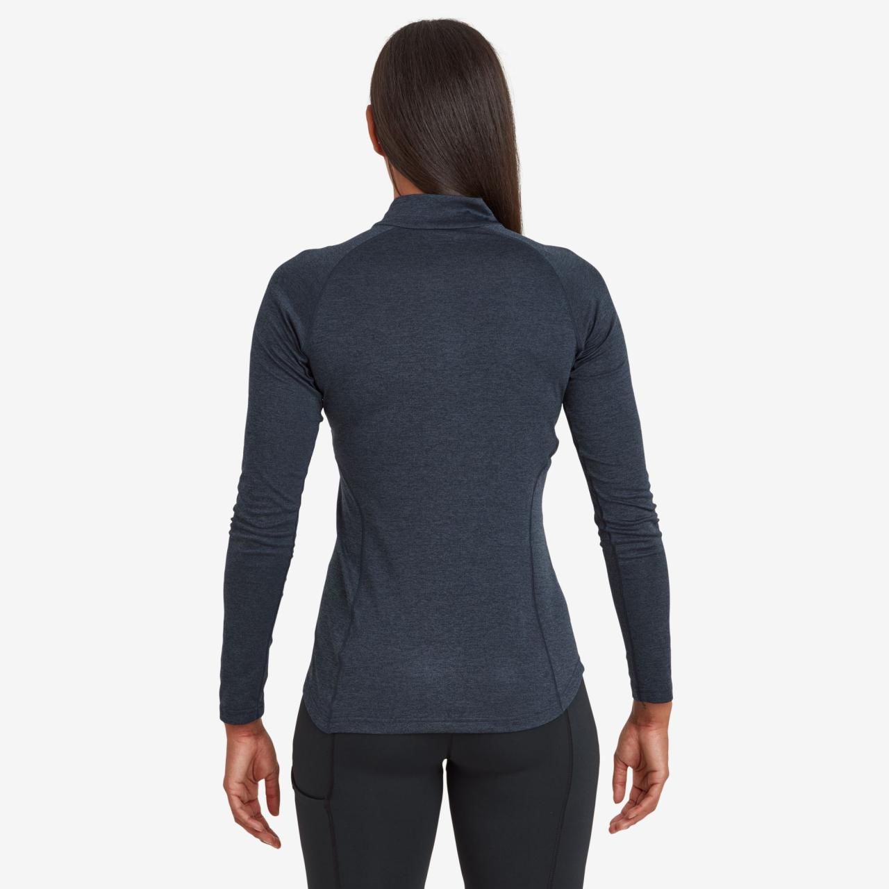 F Dart Zip Neck Blue 3