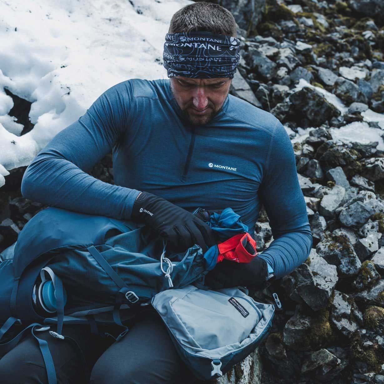 Montane M Dart Thermo Zip Neck Mdtznast Astro Blue 4 W21 S