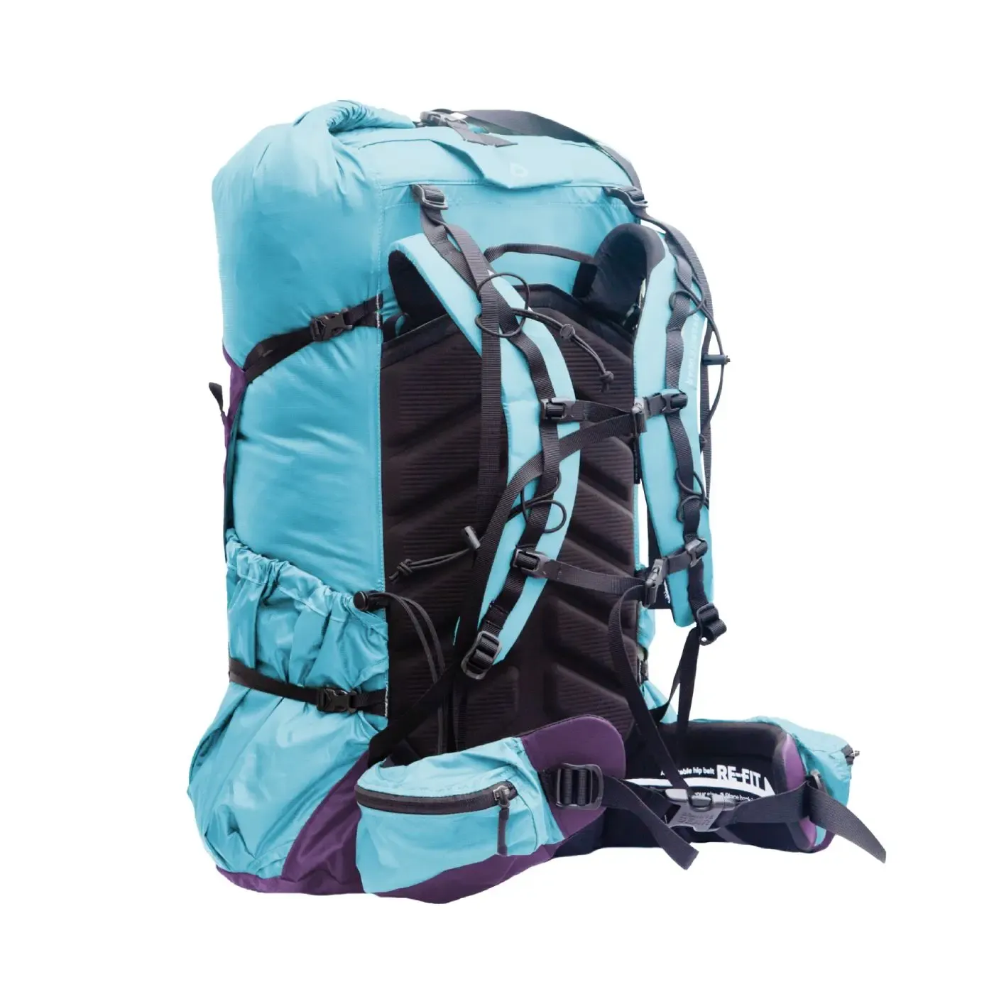 Odolný pohodlný turistický batoh Granite Gear Crown3 40 ECO pro ženy s objemem 40 v modré barvě na turistiku.