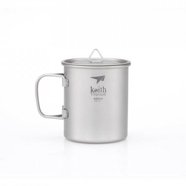 Keith Mug 450 ml titanovy hrnek s pokličkou