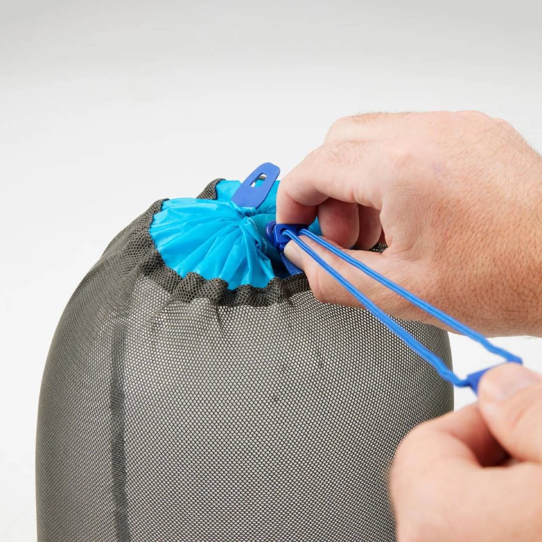 0008 01MeshStuffSackBlueAtoll Cord