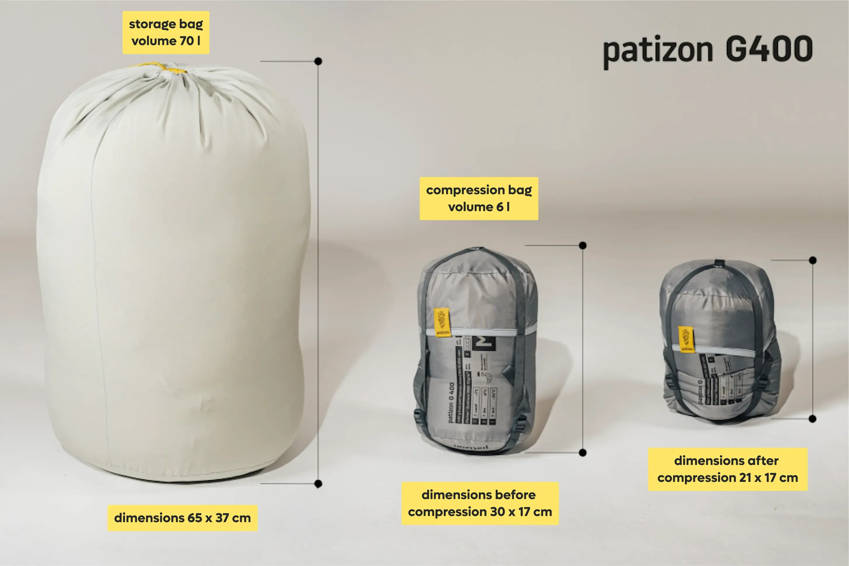 Patizon G400 storage compression sack.webp
