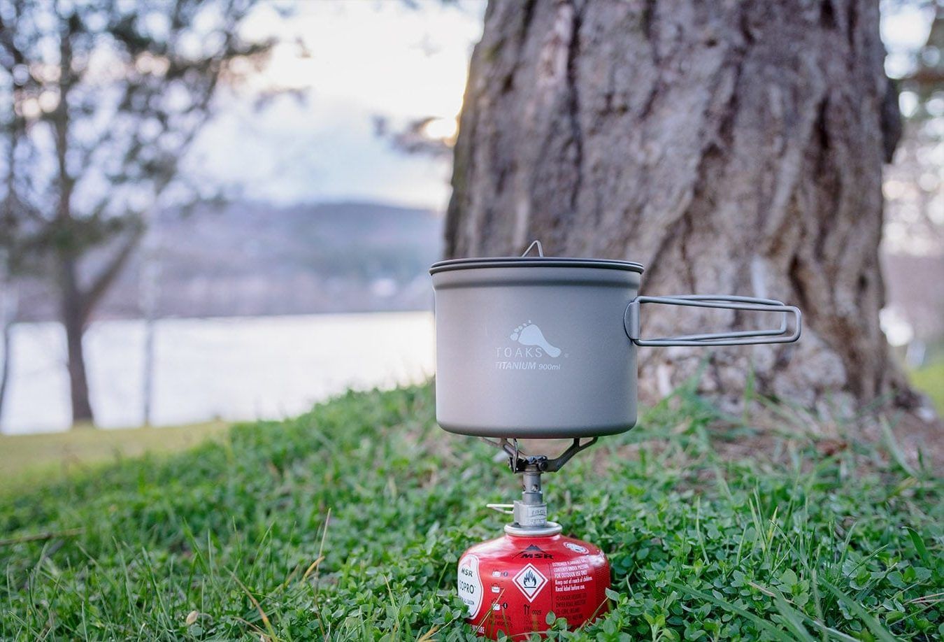 Set na vaření titanové nádobí Toaks Pot 900 ml Josef Gabrhel