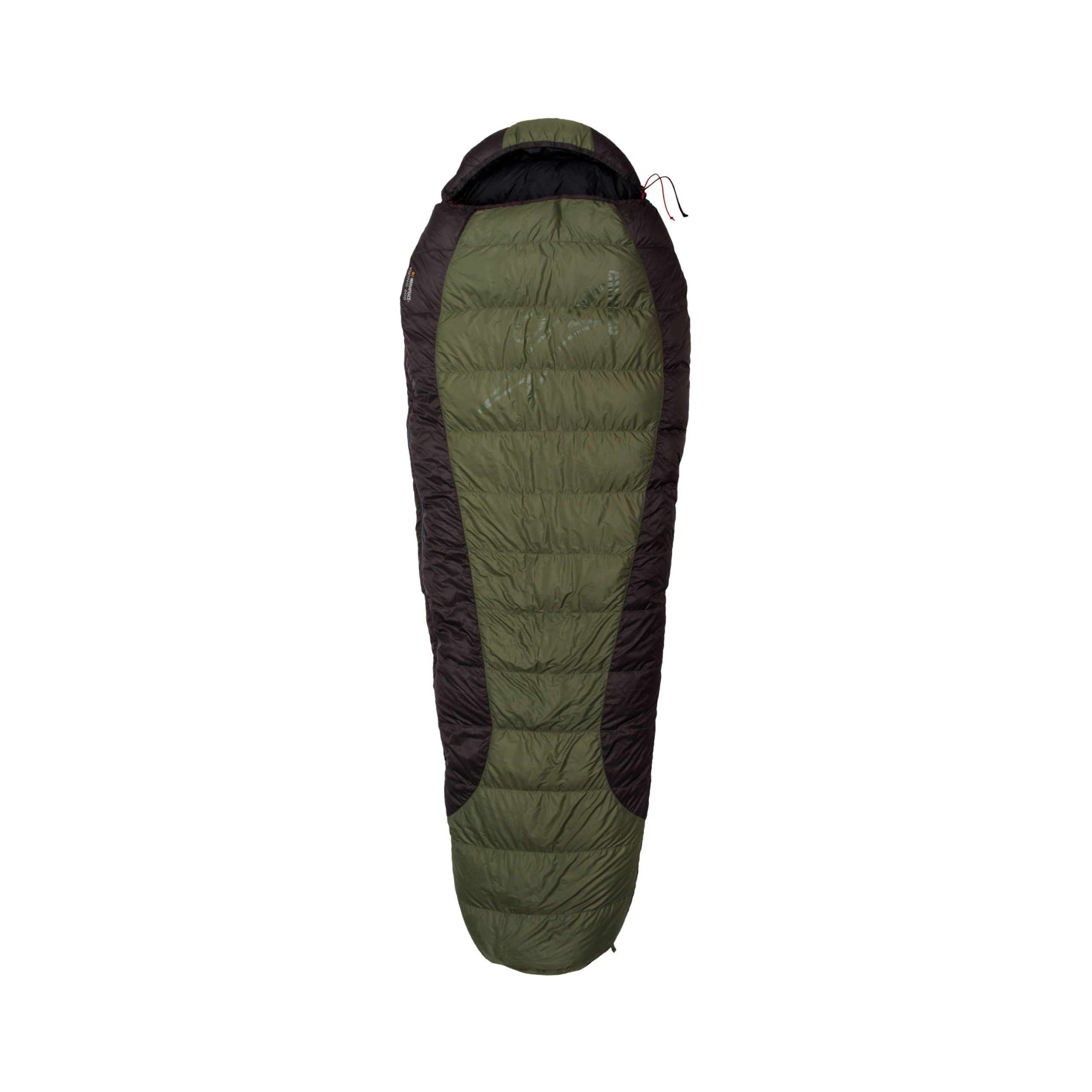 Warmpeace Viking 600 Olive Grey Black down sleeping bag