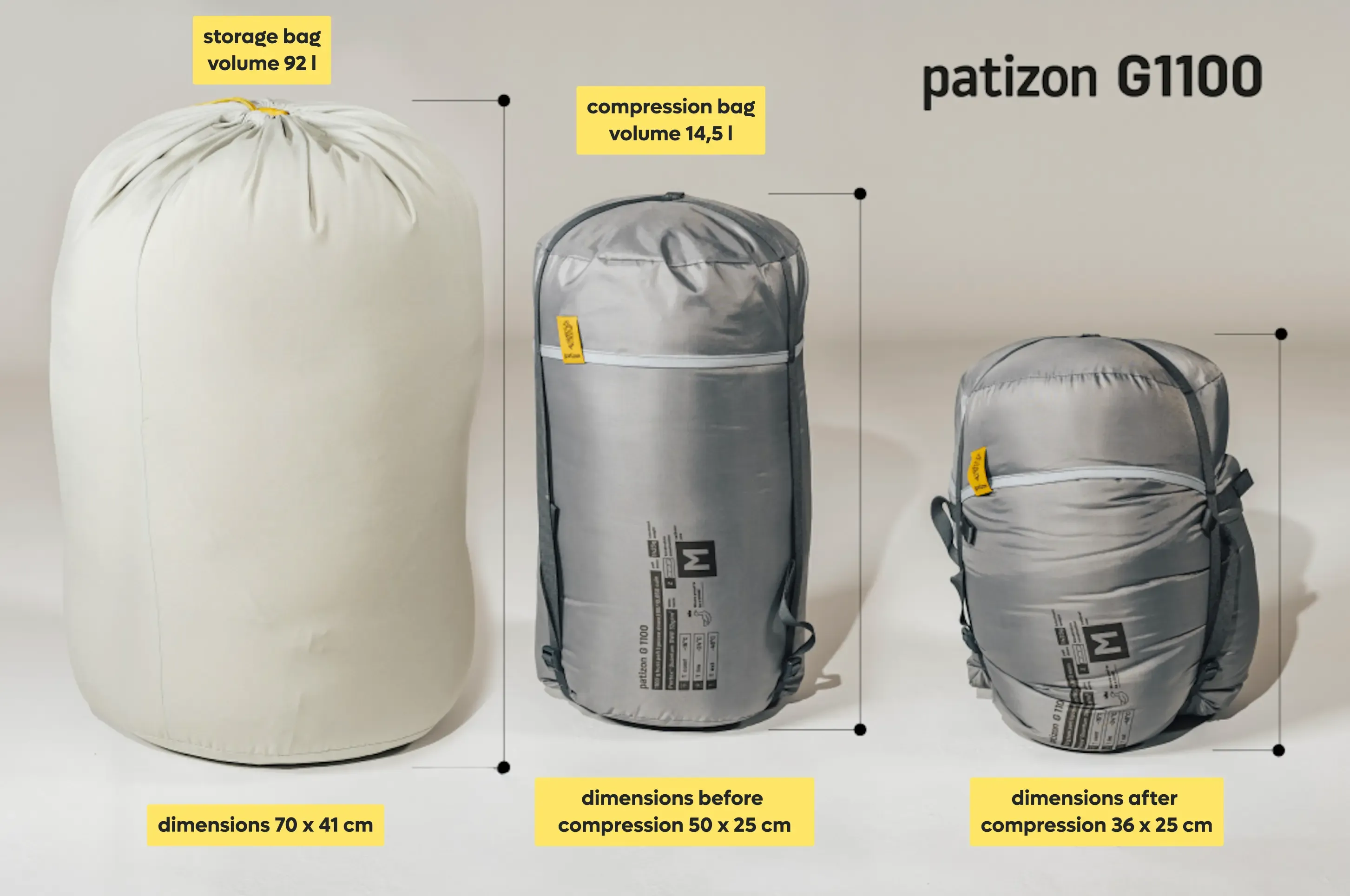 Patizon G1100 storage compression sack.webp