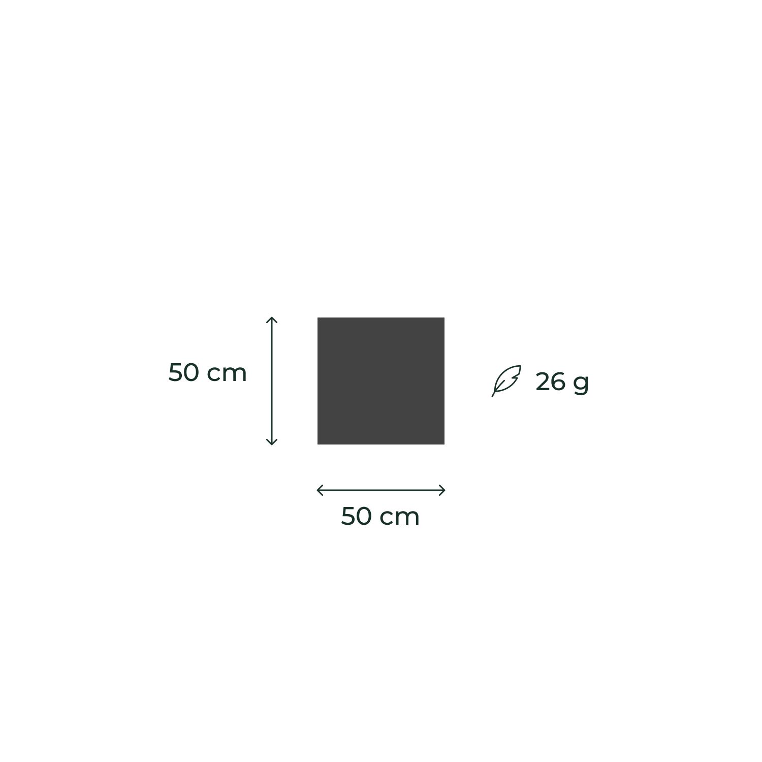 Pěnová karimatka EVA 3 mm 50x50