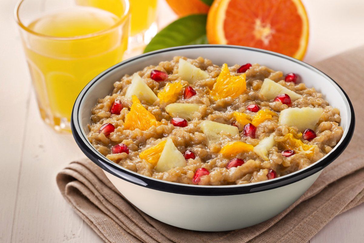 Adventure Menu Rýžovo-kokosová kaše s tropickým ovocem