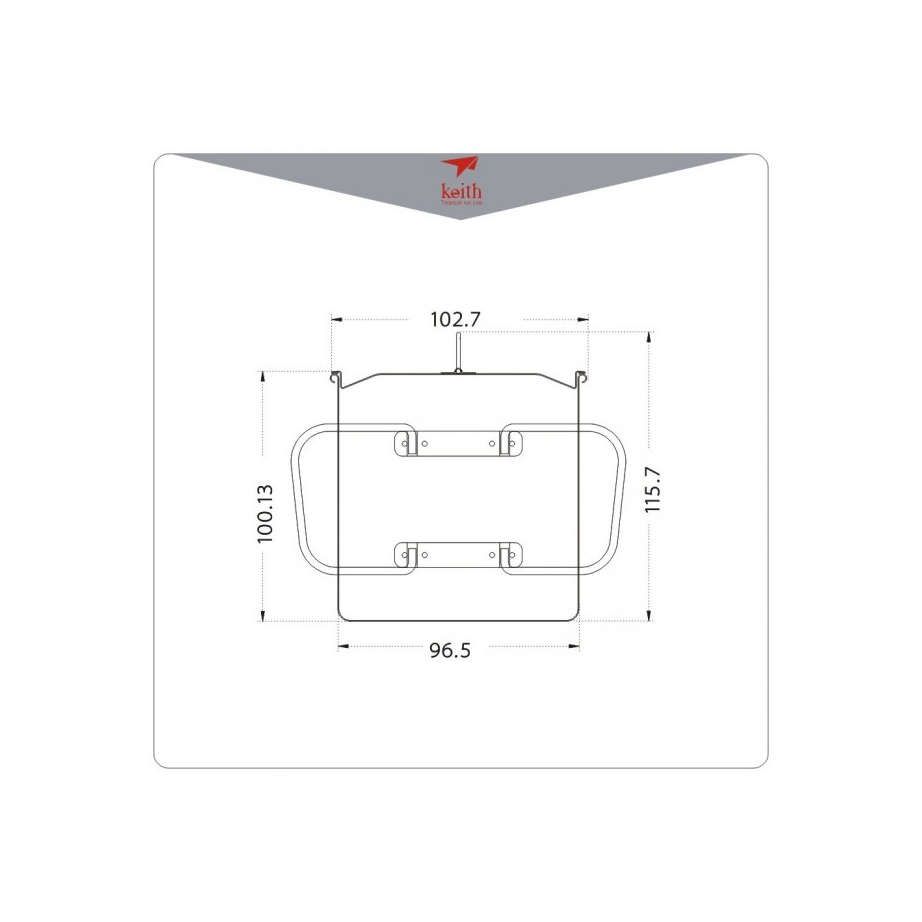 Keith Mug 650 ml titanovy hrnek