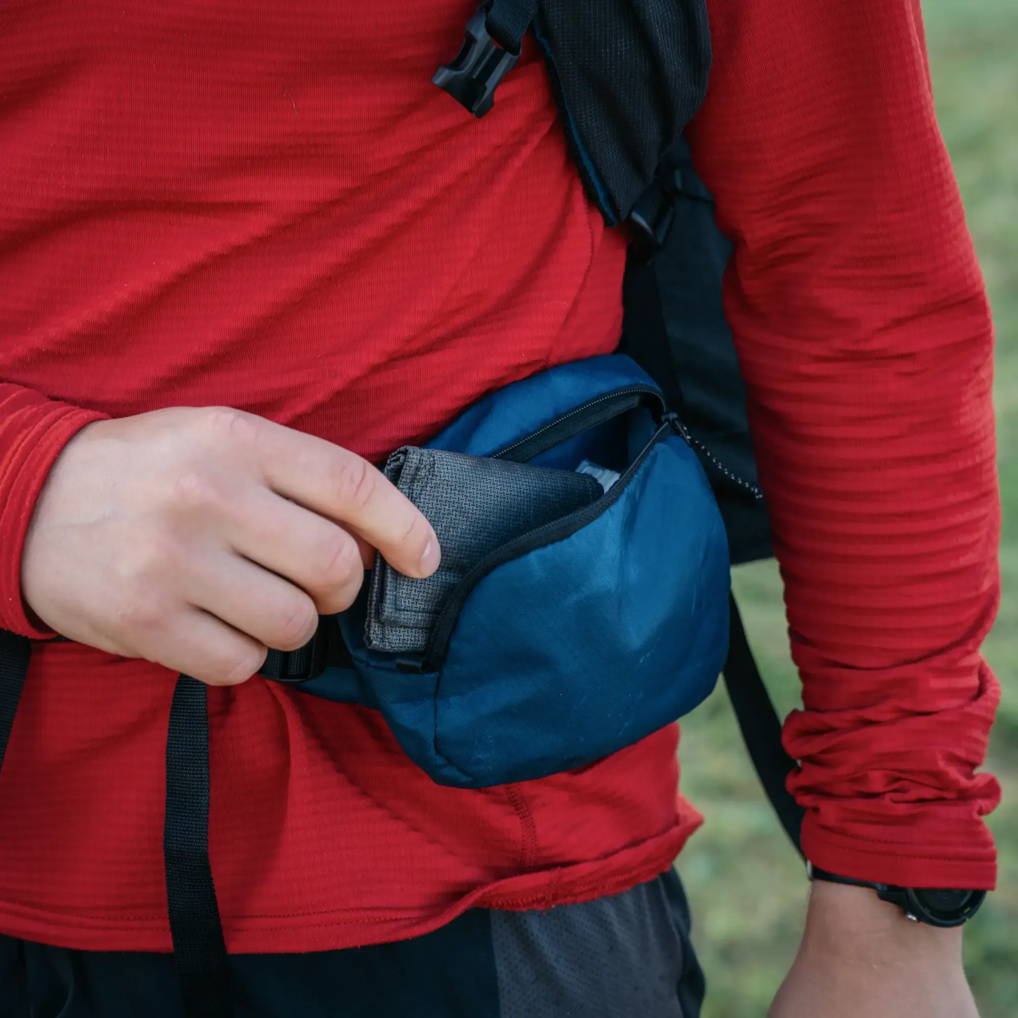 Ultralehký bezrámový batoh Liteway Elementum Pack Ocean Blue