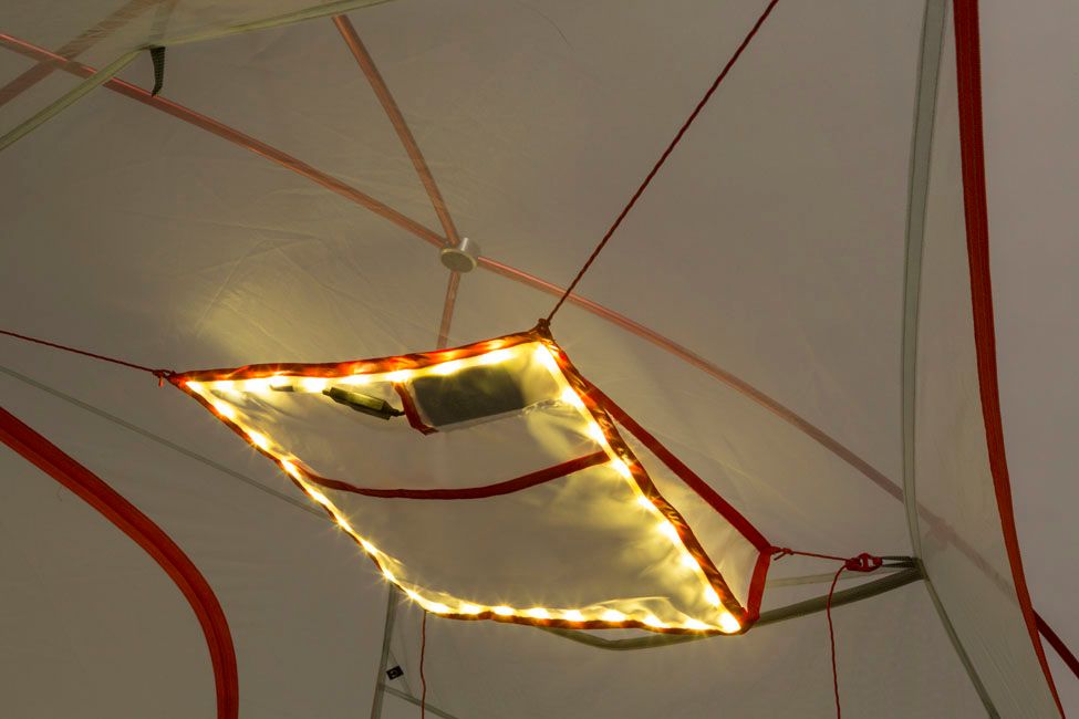 Big Agnes MtnGLO Tent Gear Loft Square Organizér 04