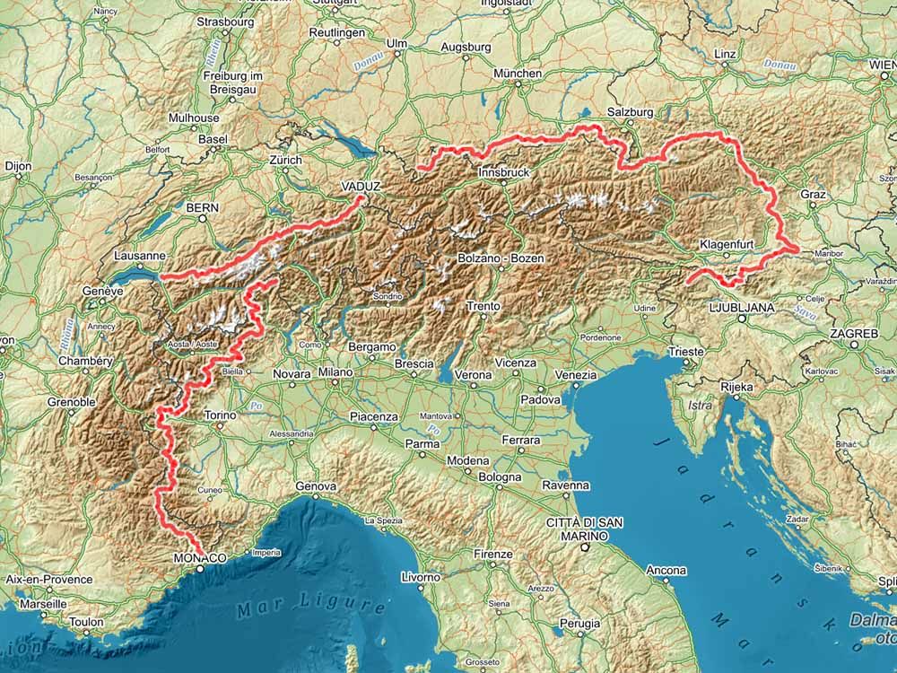 Via-Alpina-dalkovy-trail-pres-Alpy-mapa