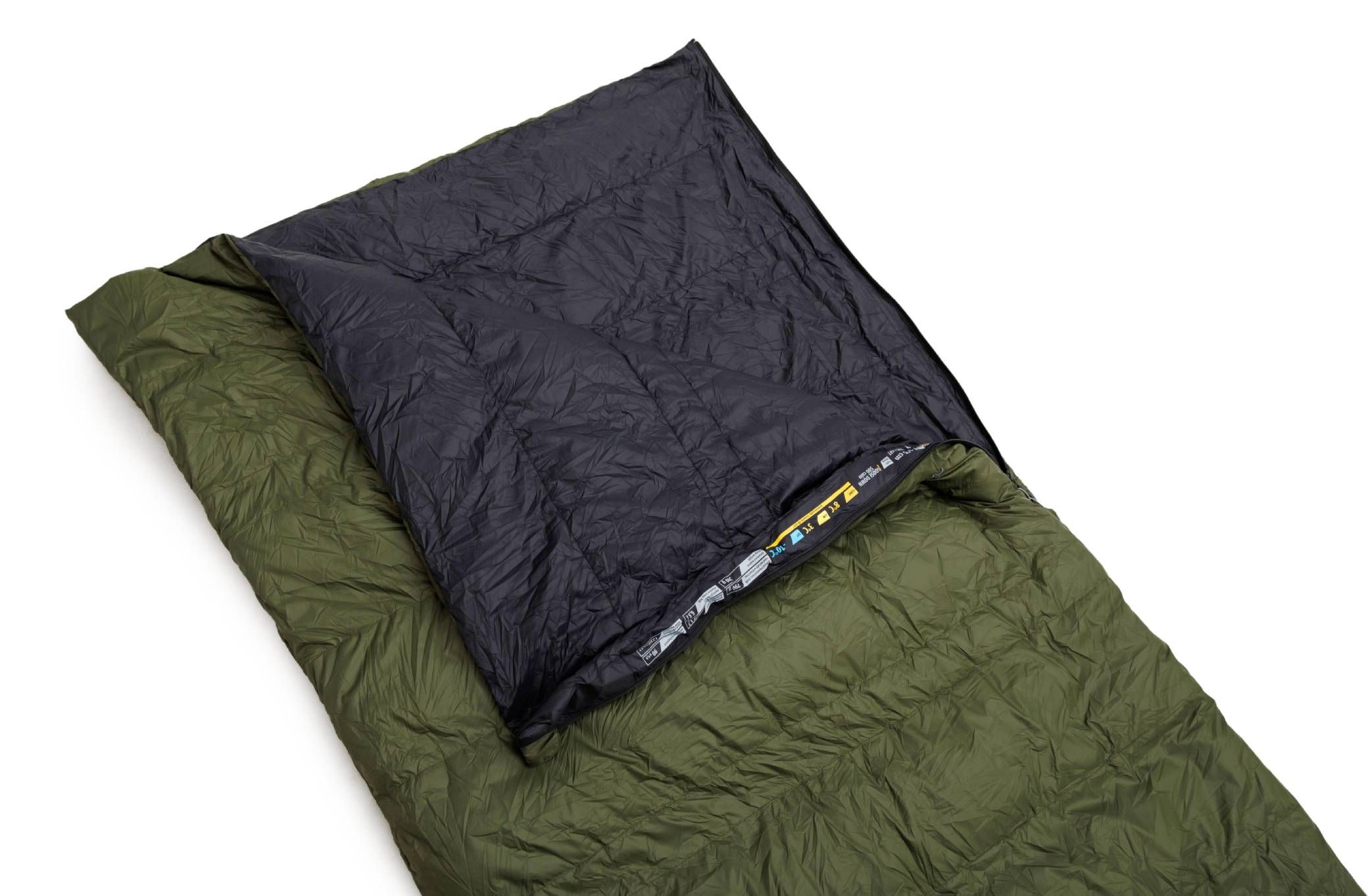 Warmpeace spacák Quilt 300 Green